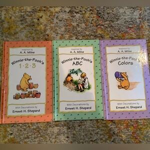 Set of 3 Winnie the Pooh Books